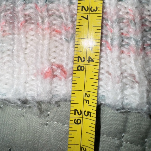 Torrid Crew Neck Drop Shoulder Pullover Sweater Multi In Cloud Dancer Size 5 - Picture 5 of 11